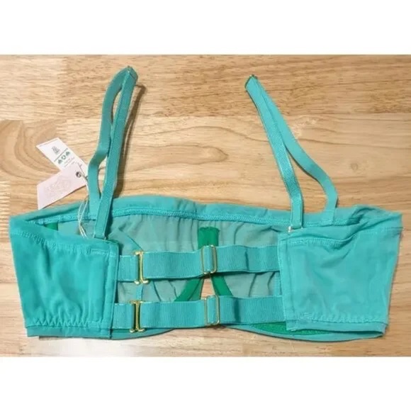 NWT We Are HAH Wired Bra - teal - Picture 2 of 2
